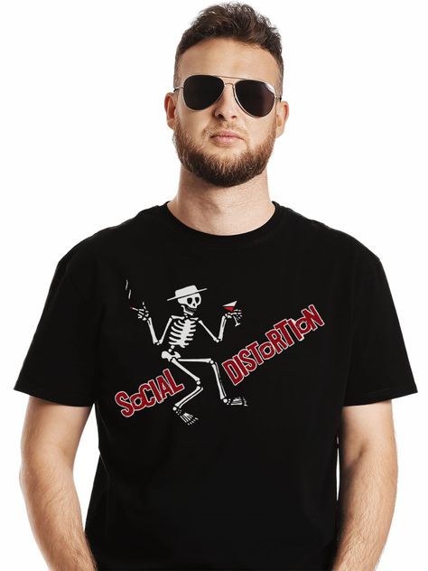 Polera Social Distortion Logo-0