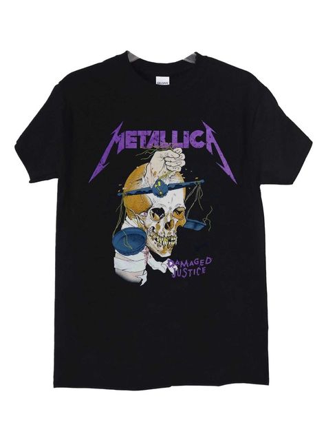 Polera Metallica Damaged Justice-2