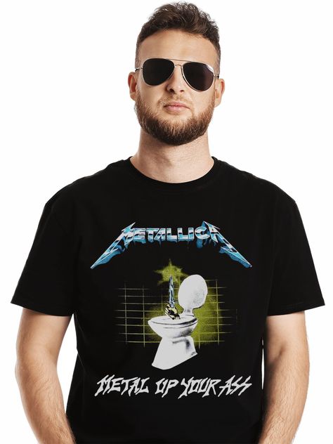 Polera Metallica Metal Up Your Ass-0