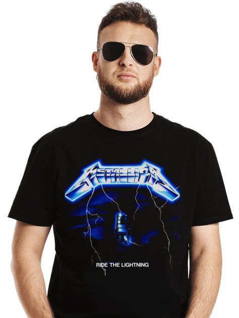 Polera Metallica Ride The Lightning-0