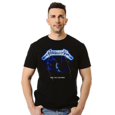 Polera Metallica Ride The Lightning-1