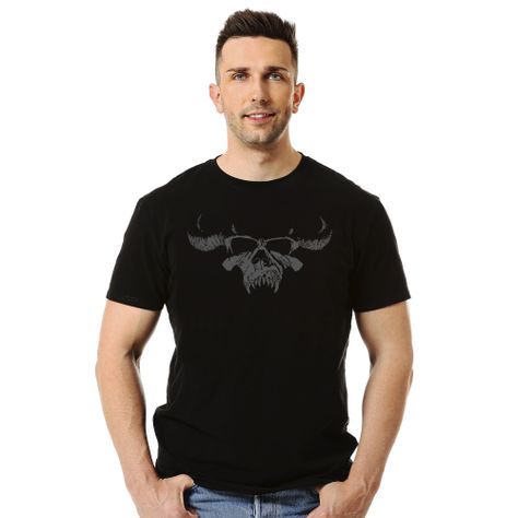 Polera Danzig Calavera Gris-1