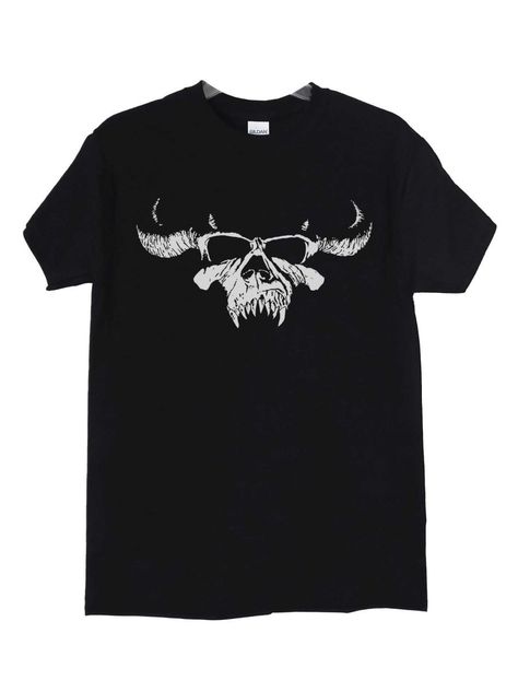 Polera Danzig Calavera Blanca-2
