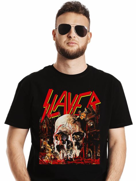 Polera Slayer South Of Heaven-0