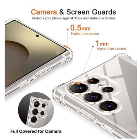 Carcasa Transparente Antigolpes para Samsung S25 Ultra -7