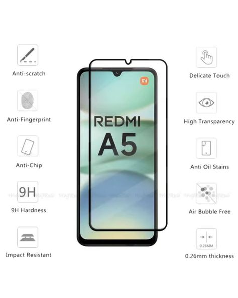 Lámina de vidrio Completa para Xiaomi Redmi A5 -1