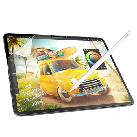 Lamina Mica Paper Like Para iPad Pro 13 M4 2024 Sensacion Papel-0