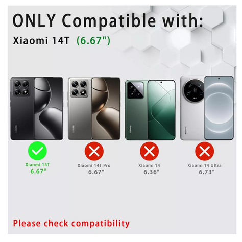 Carcasa Silicona Unicolor Para Xioami 14t 5G -1