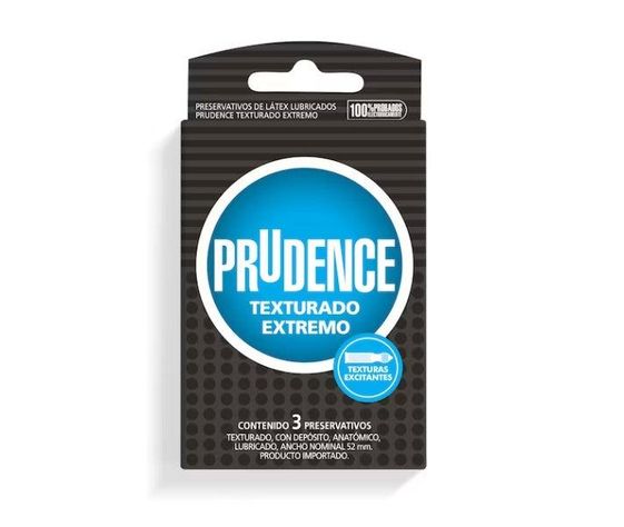 Condones Prudence Texturado Extremo 3 unidades-0