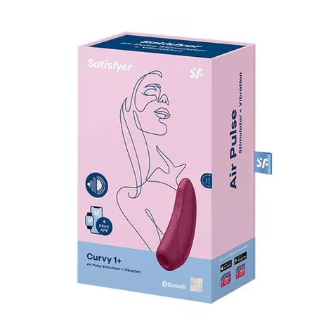 Satisfyer Curvy 1+ Red – Succiona, Vibra y Tiene App Gratis-1