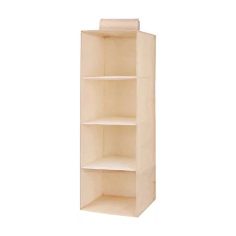 Organizador Colgante 4 Divisiones Closet Plegable Impermeable 30x80-0