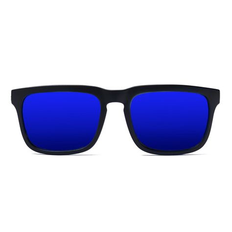Lentes de Sol Reckless Rocket V2 Black/Blue uv 400-0