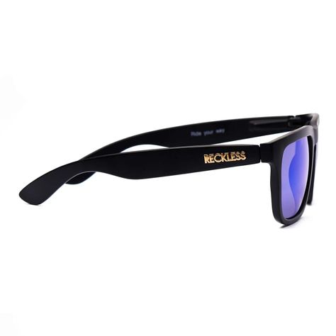 Lentes de Sol Reckless Rocket V2 Black/Blue uv 400-2
