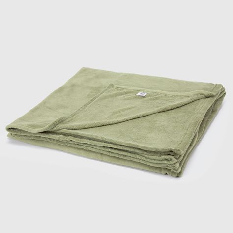 FRAZADA FLANNEL SINGLE VERDE 1 y 1,5 PLAZAS-1