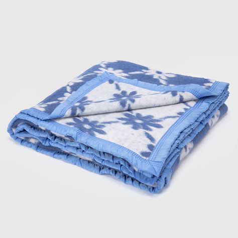 FRAZADA ZARINA JACQUARD 1 P CELESTE-0