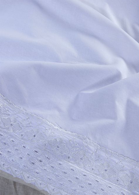 JUEGO DE SABANA BRODERIE BLANCA  KING 144 HILOS-2