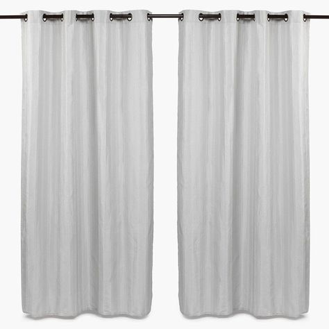 SET CORTINA BORDADA PUNTOS GRIS-0