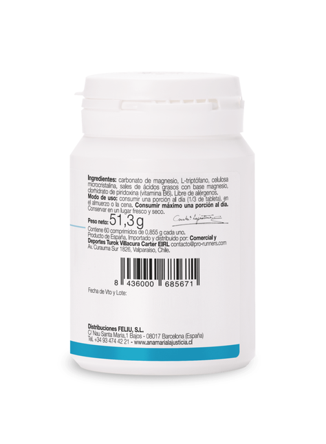 Triptófano con Magnesio y Vitamina B6 - Ana Maria Lajusticia-1