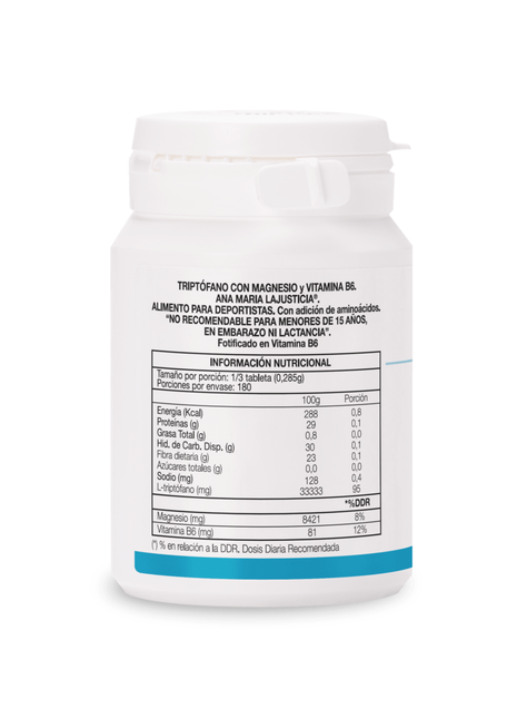 Triptófano con Magnesio y Vitamina B6 - Ana Maria Lajusticia-2