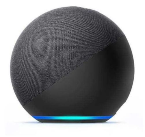 Pack Amazon Echo Dot 4th asistente virtual Alexa Negro  +  Ampolleta-3