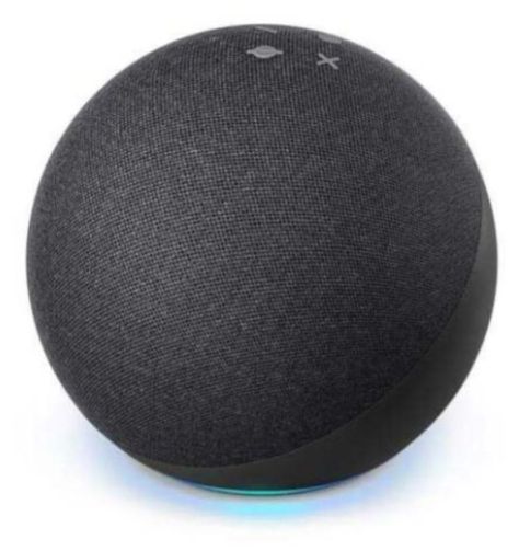 Pack Amazon Echo Dot 4th asistente virtual Alexa Negro  +  Ampolleta-4
