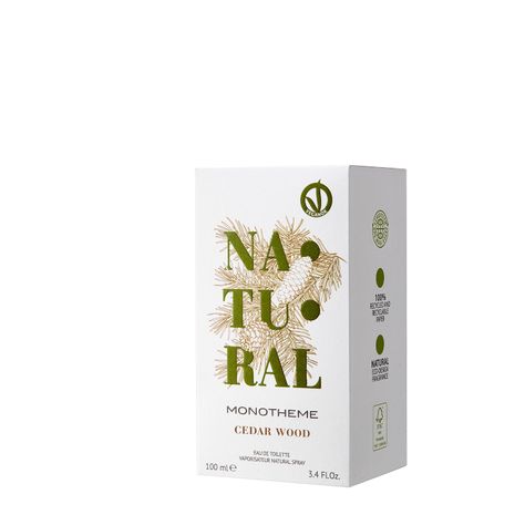 Monotheme Natural Cedar Wood EDT 100 Ml Vegan-1