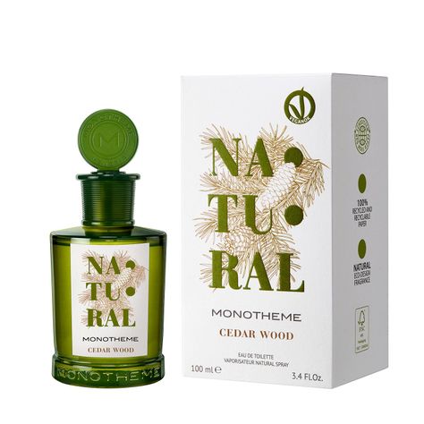 Monotheme Natural Cedar Wood EDT 100 Ml Vegan-2