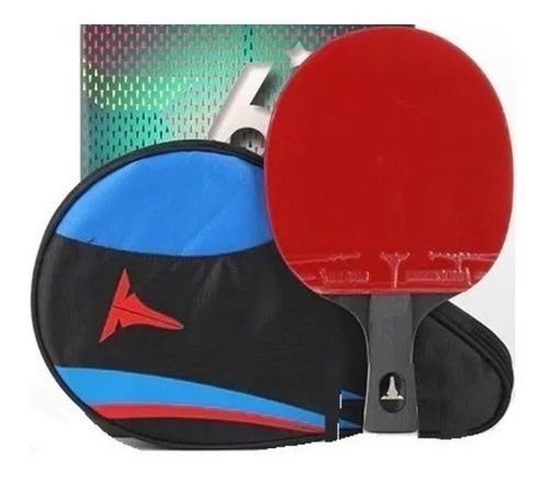 Raqueta Thibar 6* Estilo Lapicero Profesional Tenis De Mesa-0