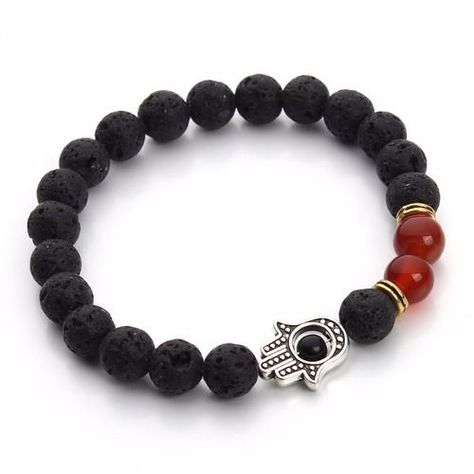 Pulsera De Caballero Y Dama Mano De Buda Mantra Moda 2021-0