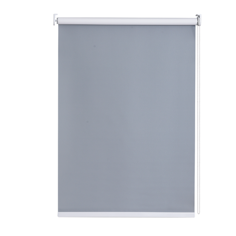 Cortina Roller Blackout Aura Gris 200X250 Cm-0