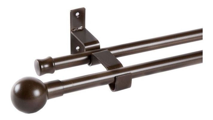Set Extensible De 120-210 Cm Color Café Y Terminal Bola-0
