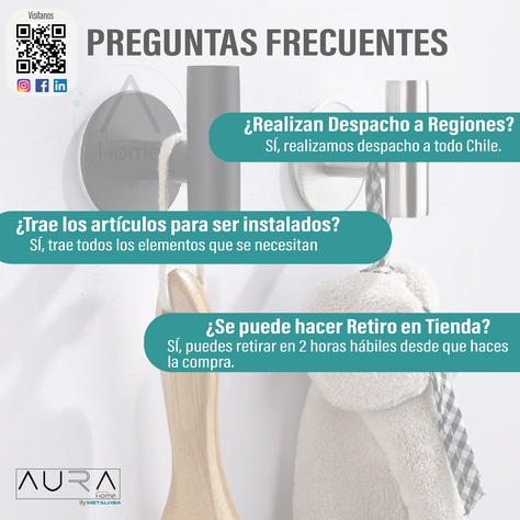 Set de Baño Inoxidable Plateado 5 Piezas-5