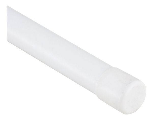 Barra Plastificada Blanca Para Baño 19 Mm X 1.50 Mt-1