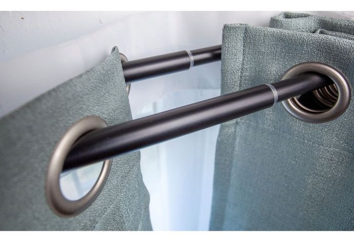 Set Extensible Techo 170-320 Cm Color Negro Y Terminal Bola-2