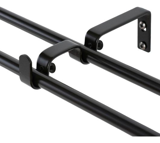 Set Doble Extensible 200-250 Cm Color Negro Terminal Prisma-1