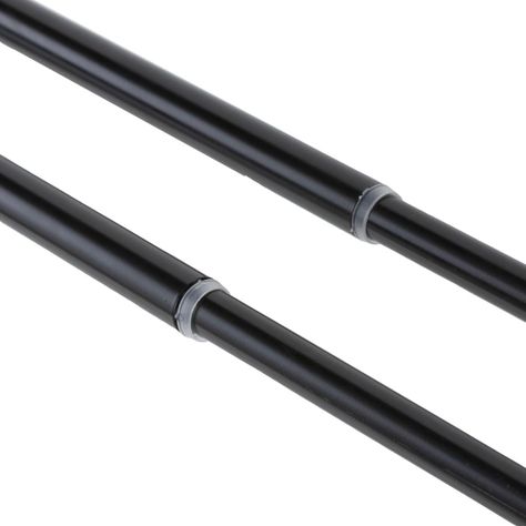 Set Doble Extensible 200-250 Cm Color Negro Terminal Prisma-2