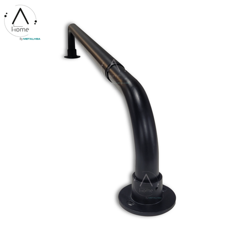 Set Extensible Simple Curvo de 210 a 300 Cm y 22/25 Mm Negro-2
