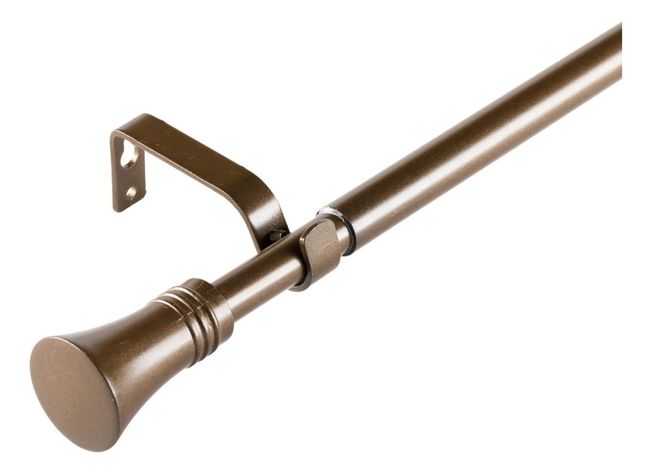 Set Simple Extensible 120-210 Cm Color Café Terminal Cónico-0