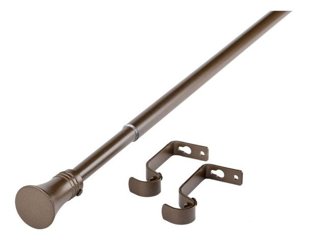 Set Simple Extensible 120-210 Cm Color Café Terminal Cónico-1