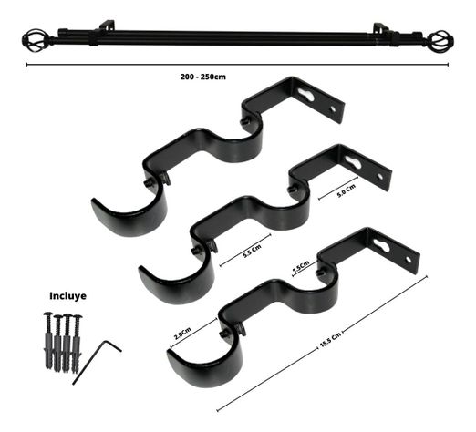 Set Doble Extensible 200-250 Cm Color Orb Terminal Nido-5
