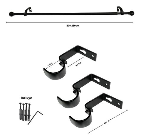 Set Simple Extensible 200-250 Cm Color Orb Terminal Bola-4