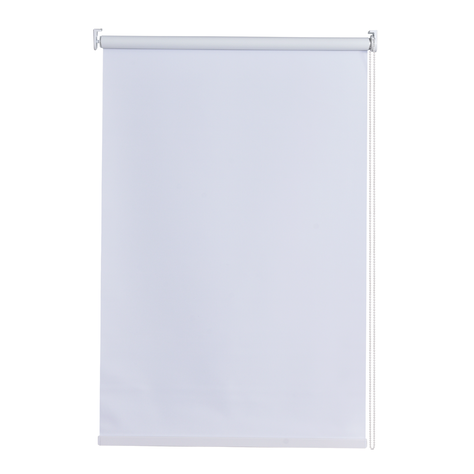 Cortina Roller Blackout Aura Blanco 090X165 Cm-0