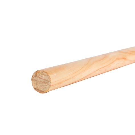 Barra De Madera Color Natural De 28 Mm X 1.50 Mt-0