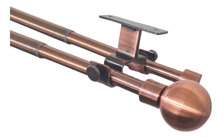 Set Extensible Techo 120-210 Cm Color Cobre Terminal Bola-0