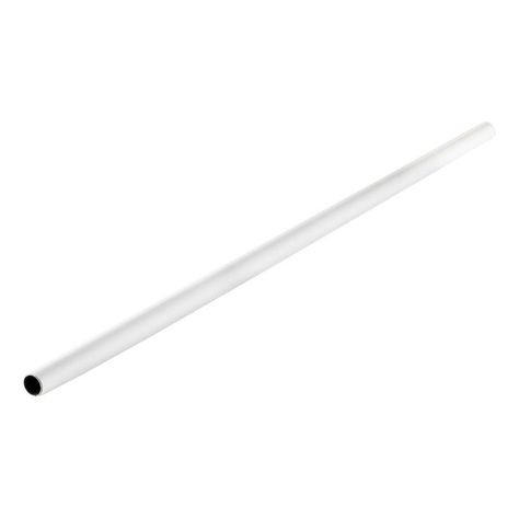 Barra Plastificada Blanca Para Closet 25 Mm X 1.00 Mt-0