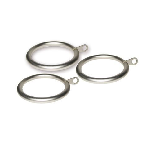 Pack 10 Unidades Argolla De Metal Satín Para Cortina 28 Mm-0
