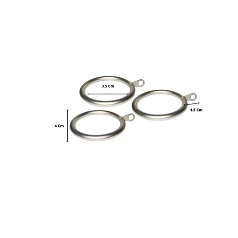 Pack 10 Unidades Argolla De Metal Satín Para Cortina 28 Mm-1