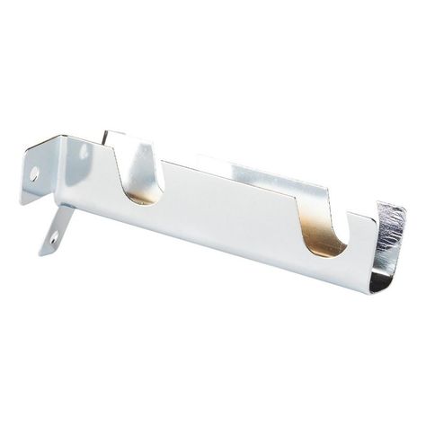 Pack 2 Unidades Soporte Doble Corto 16 Mm Cromado-1