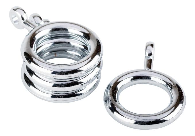 Pack 10 Unidades Argollas Cromadas 16 Mm-0