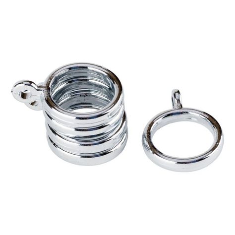 Pack 10 Unidades Argollas Cromadas 16 Mm-1